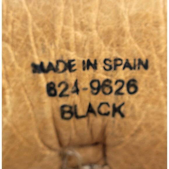 NEW Pikolinos Black Leather Slip-On Moccasin Shoes Women's Size 7 M Spain Made - Picture 7 of 13